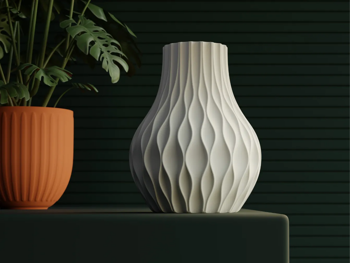 Vase pour fleurs en briques v2 - Maison Print