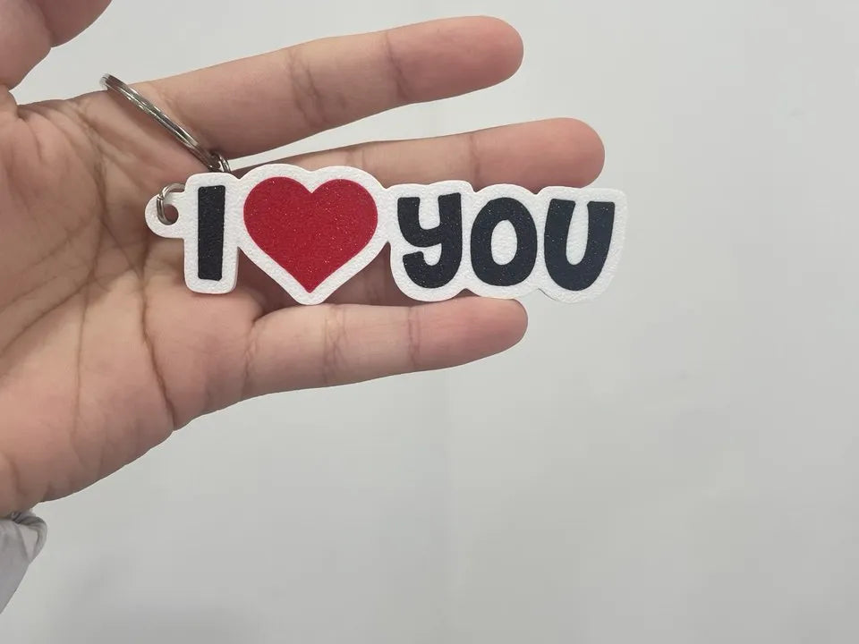 Porte-clés je t'aime – modèle 2 - Fêtes Print