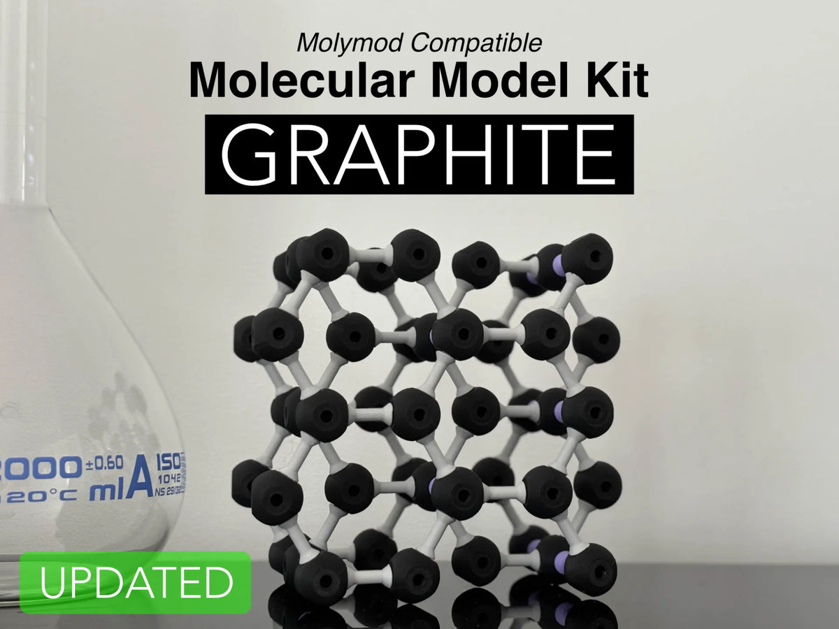 Kit de Modèles Moléculaires de Graphite - Compatible Molymod - Science Print