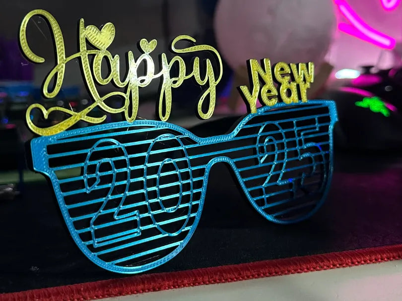 Bonne année 2025 - Fêtes Print