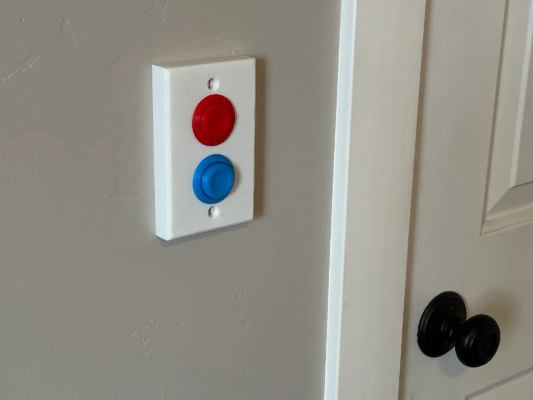 Interrupteur lumineux de style borne d'arcade - Geek Print