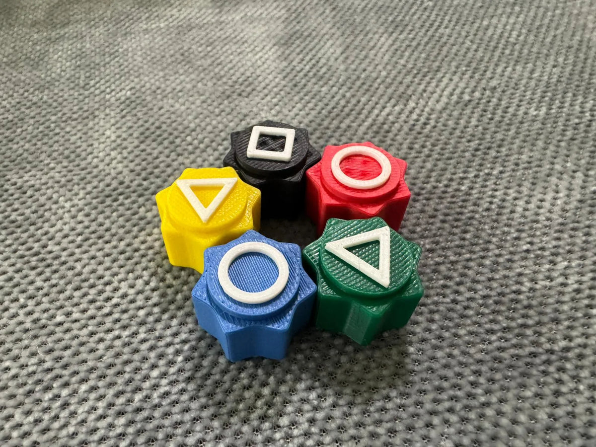 Réplique du jeu de gonggi de Squid Game, aucun support nécessaire - Geek Print