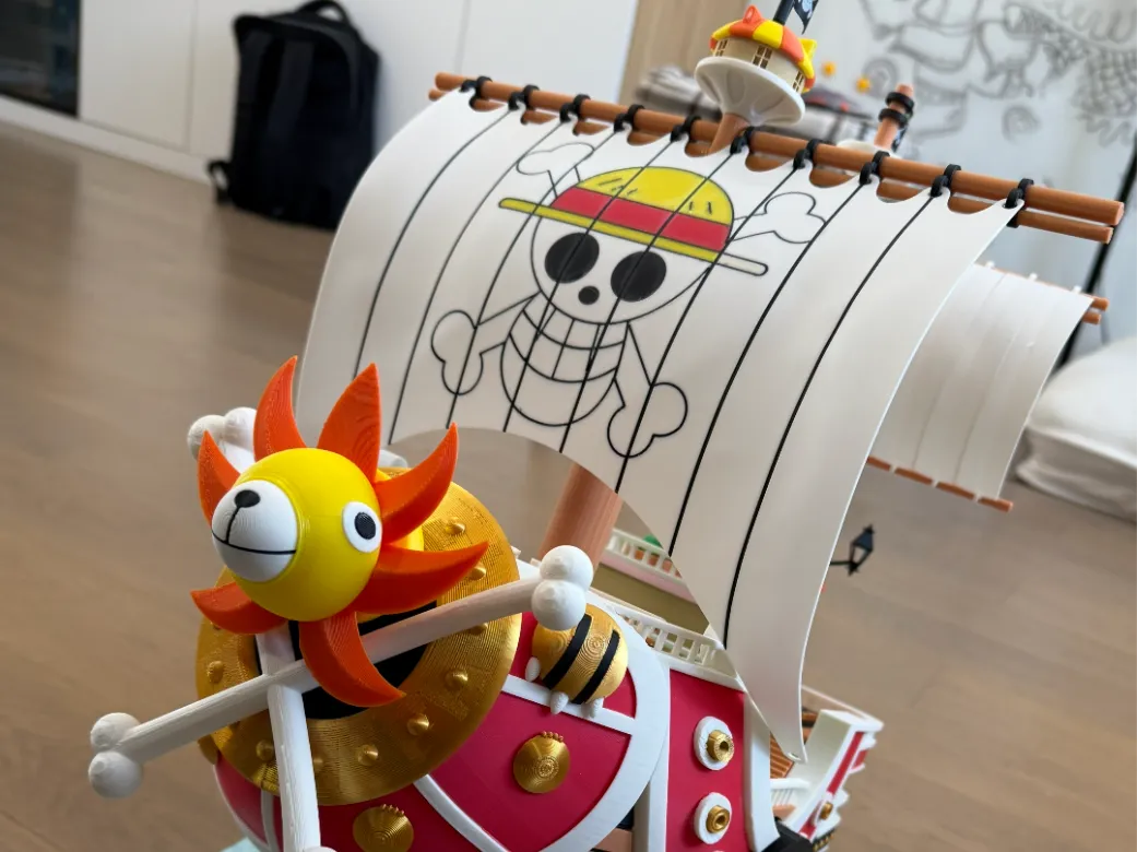 Sunny/Thousand Sunny/One Piece/Thousand Sunny (restauration fidèle des croquis… - Figurine Print