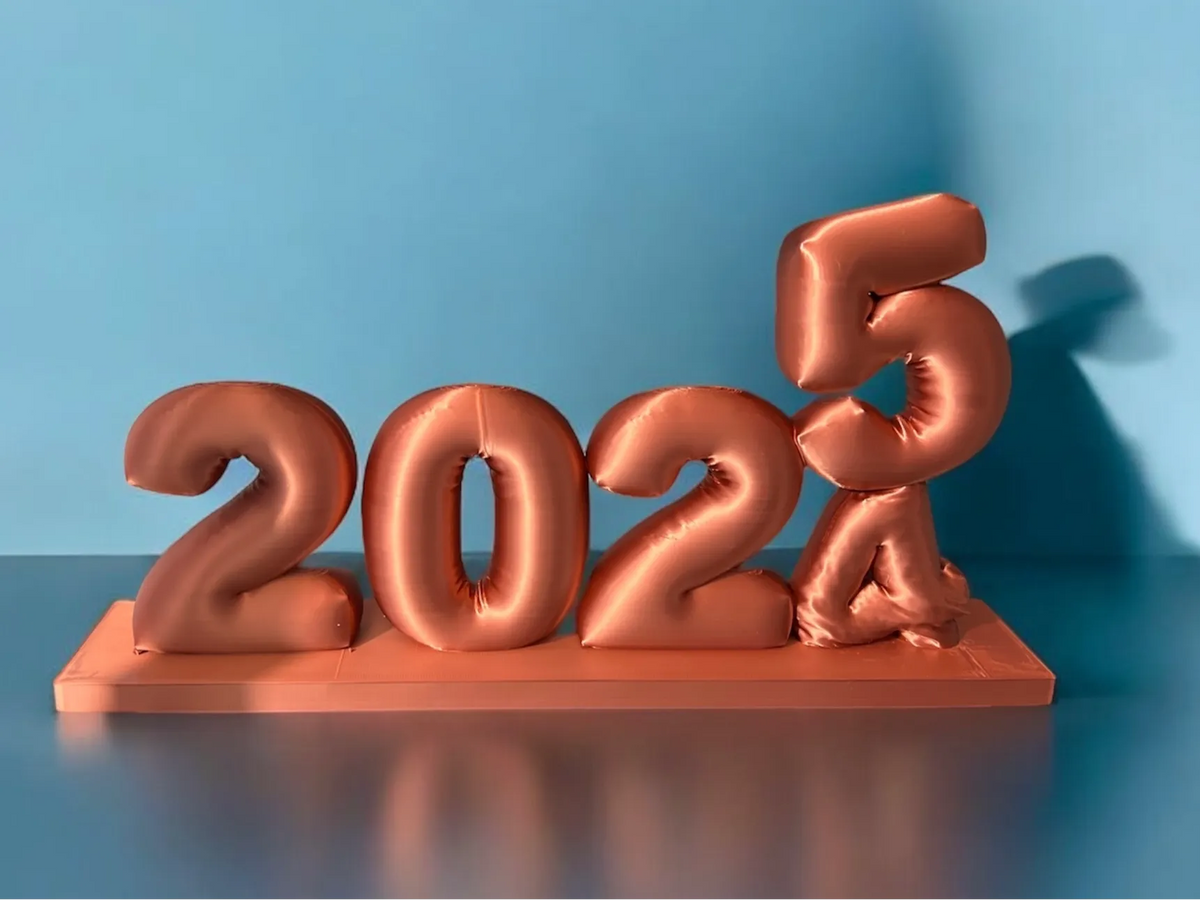 Texte gonflable Nouvel An 2025 - Fêtes Print