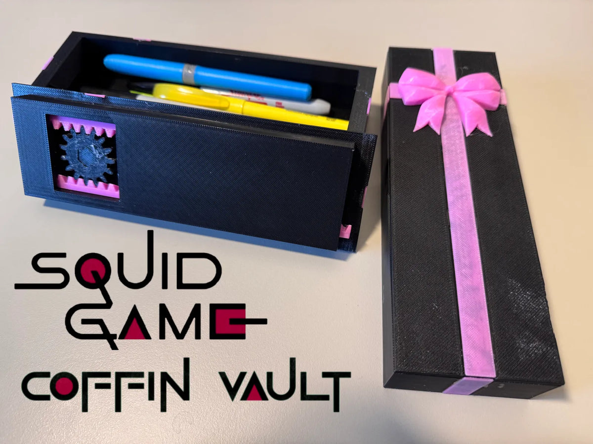 Coffret funéraire (boîte) Jeu de la Calamar - Geek Print
