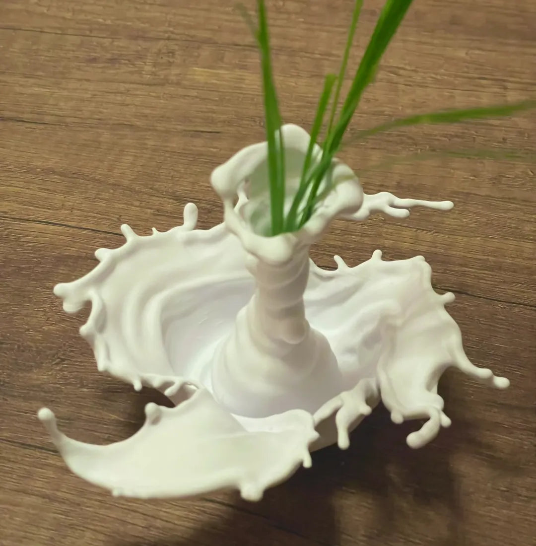 Vase Cascade - Modèle Décoratif Imprimable en 3D - Maison Print