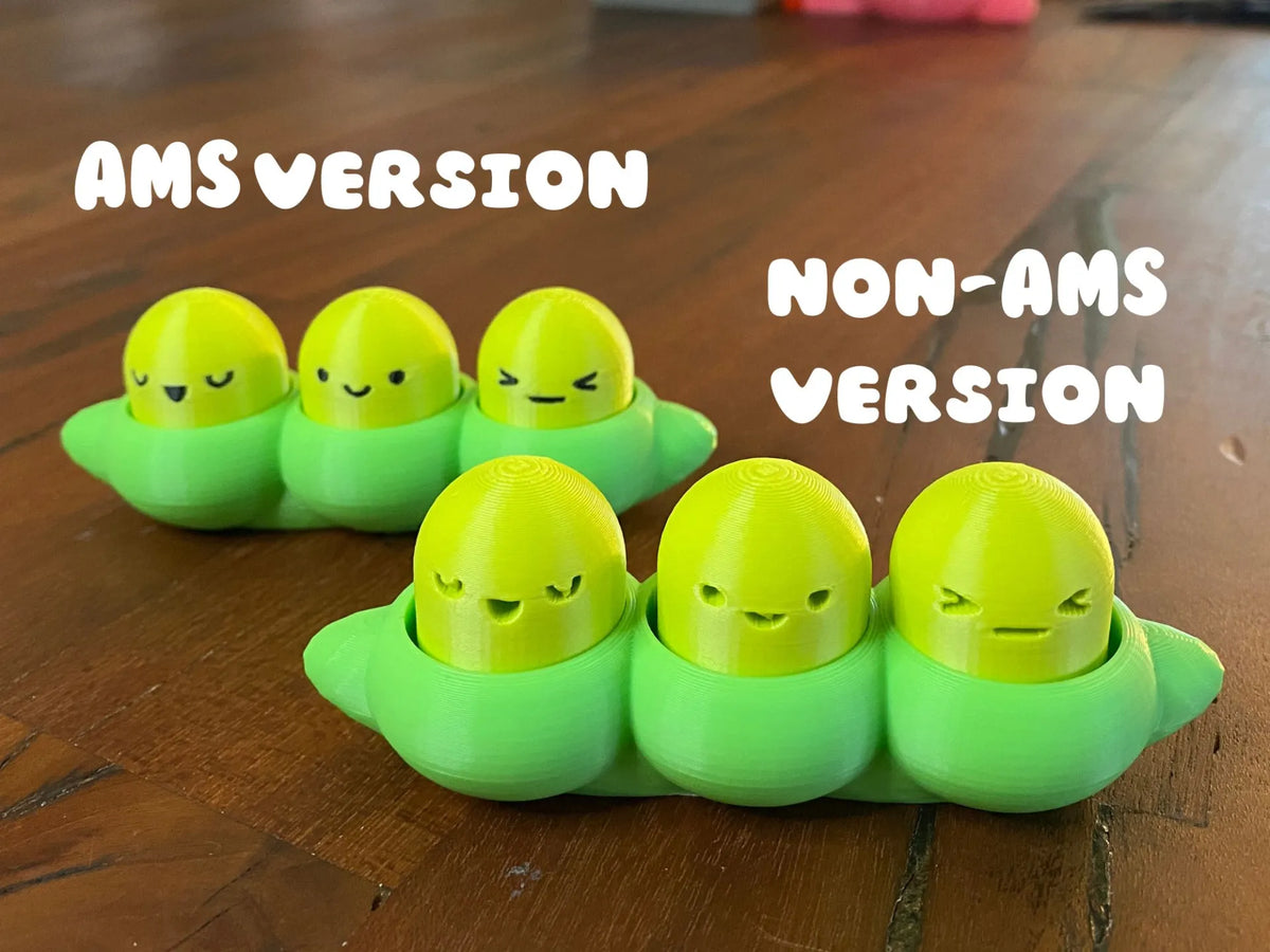 Jouet anti-stress à cliquer en forme de gousse d'edamame - Jeux Print