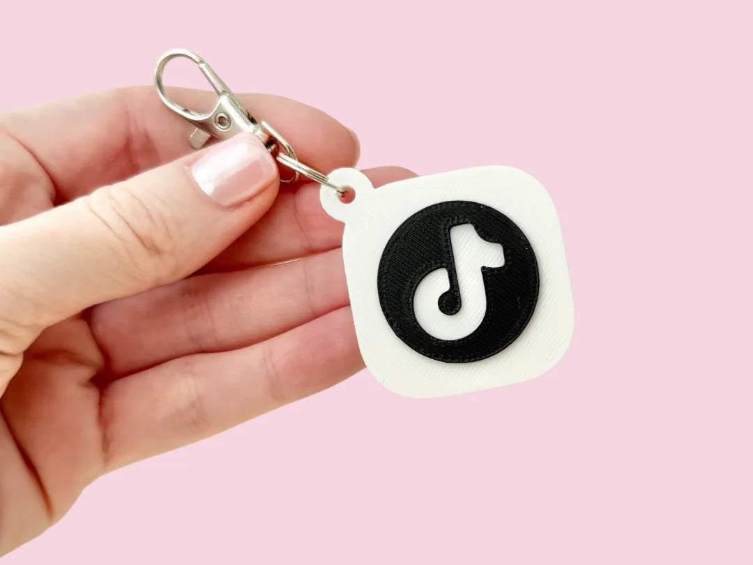 Porte-clés NFC TikTok – Tag NFC - NFC Print