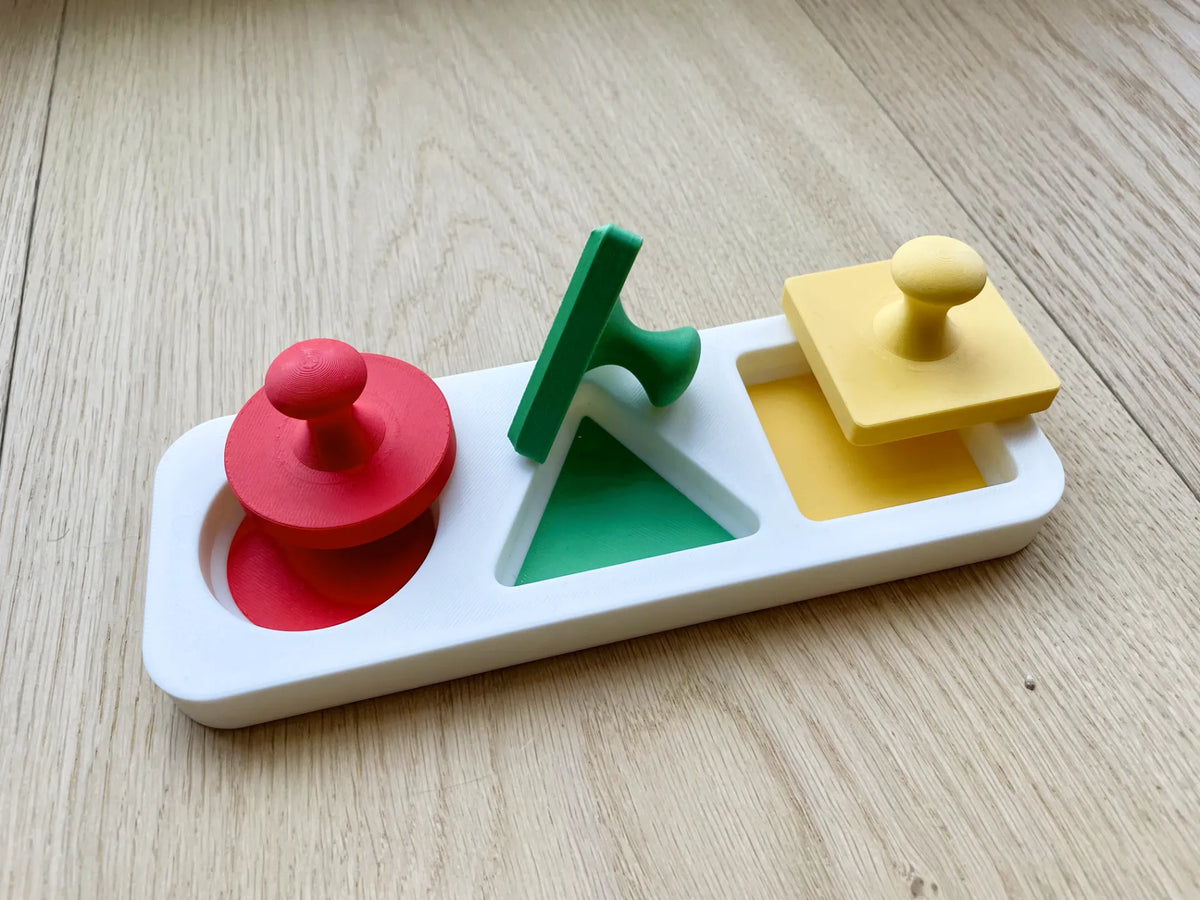 Trieur de formes Montessori - Jeux Print