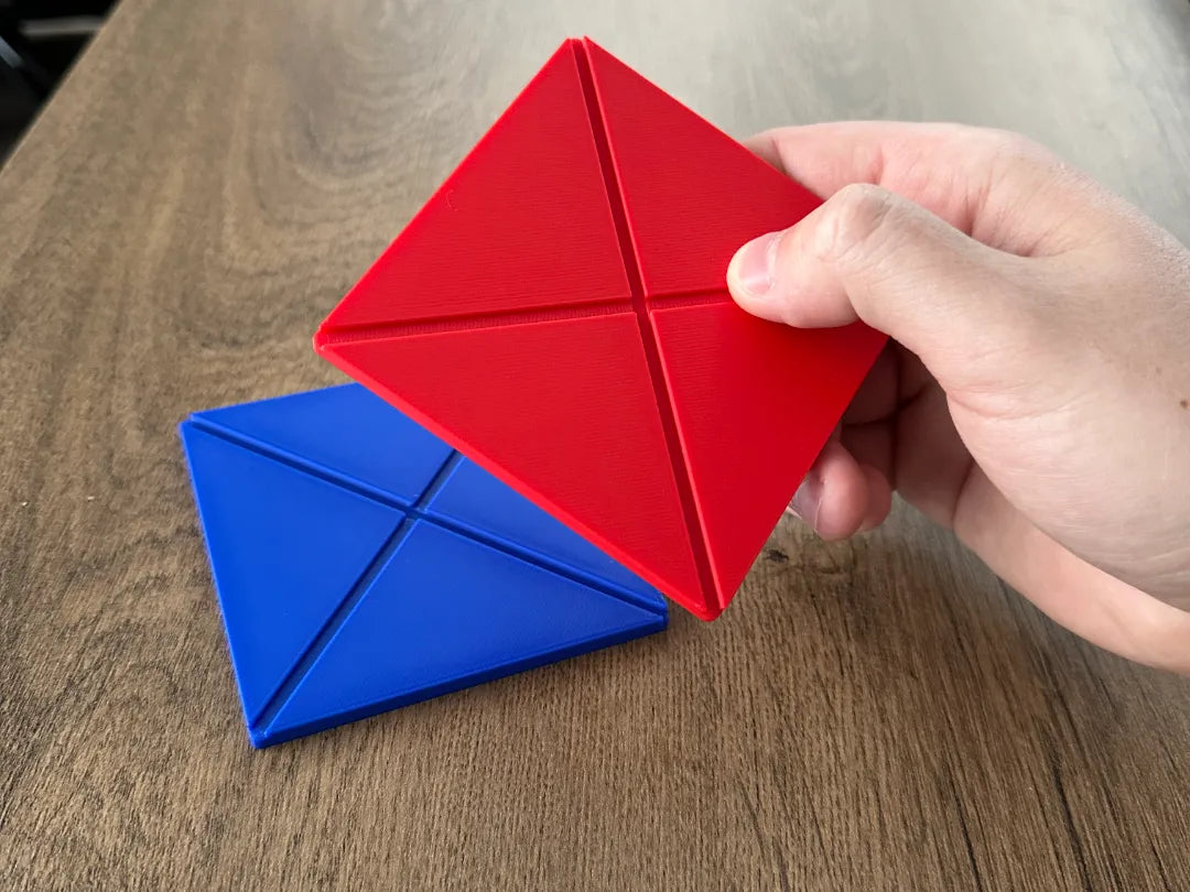 Sous-verres jeu de Ddakji tirés de la série Squid Game - Geek Print