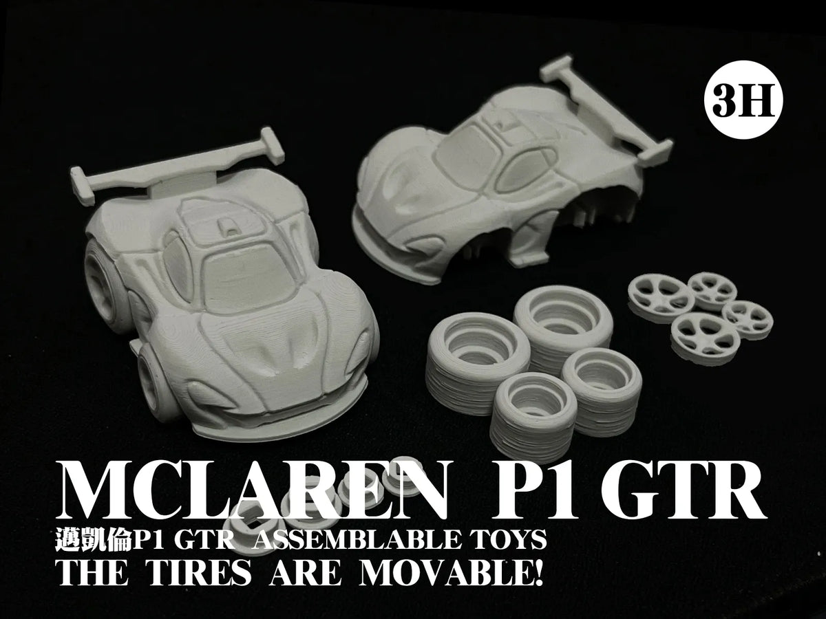 Voiture jouet McLaren P1 GTR à assembler, articulée - Auto Print
