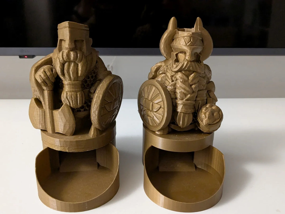 Les nains des dés / Tour à dés - aucun support nécessaire - Geek Print