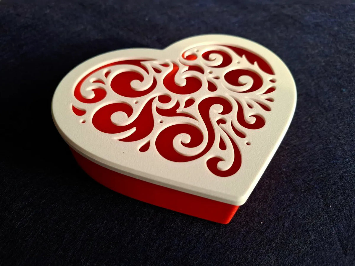Boîte Cœur pour la Saint-Valentin - Fêtes Print
