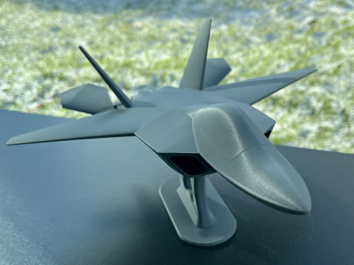 Avion de chasse F-22 - Maquette Print