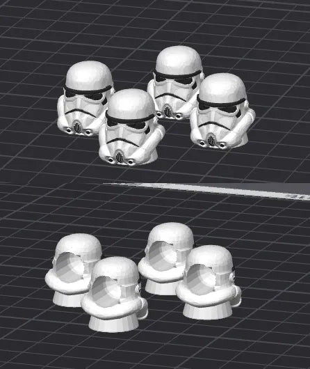 Embout de valve de pneu Stormtrooper - Horizontal - Auto Print