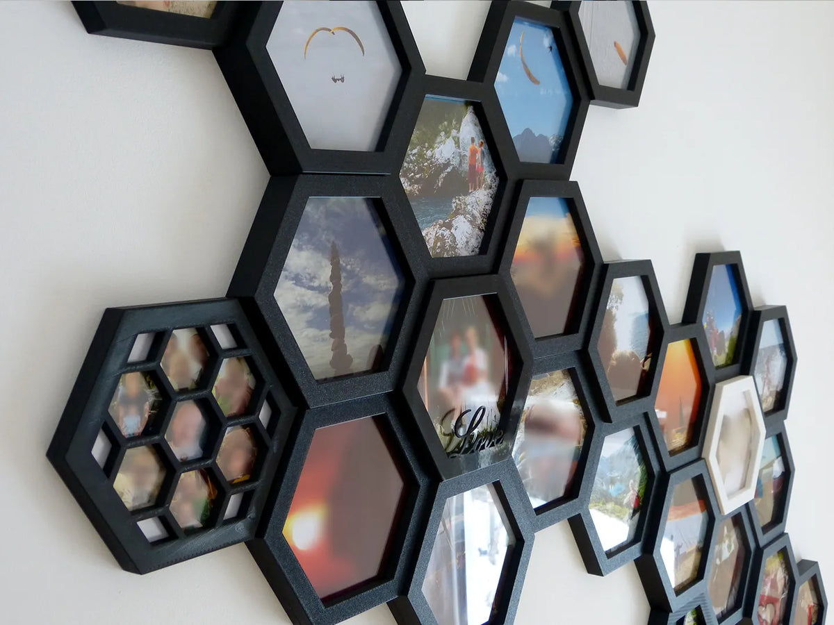 Hexatiles - Cadre photo - Maison Print