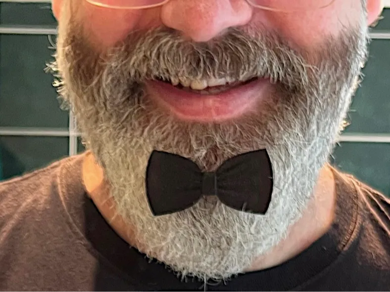 Noeud papillon barbe - Beauté Print