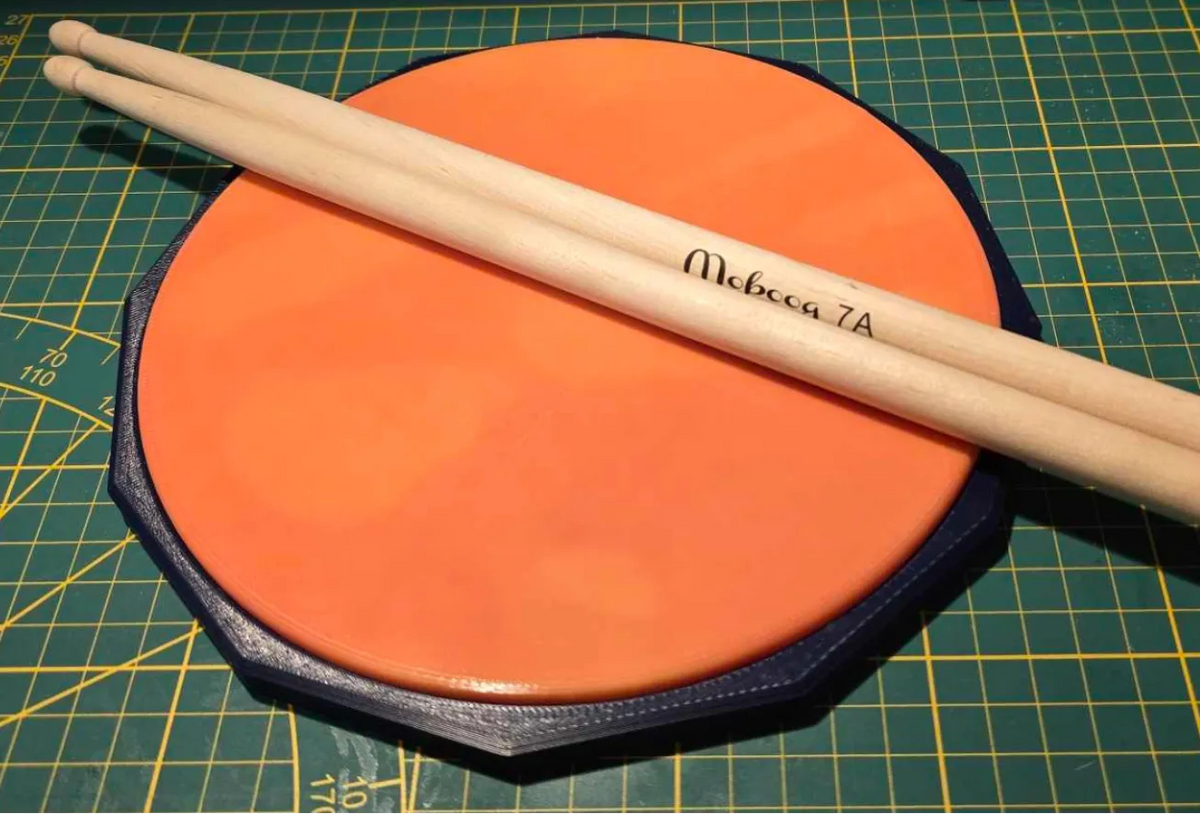 Plaquette d'entraînement de percussion - Music Print