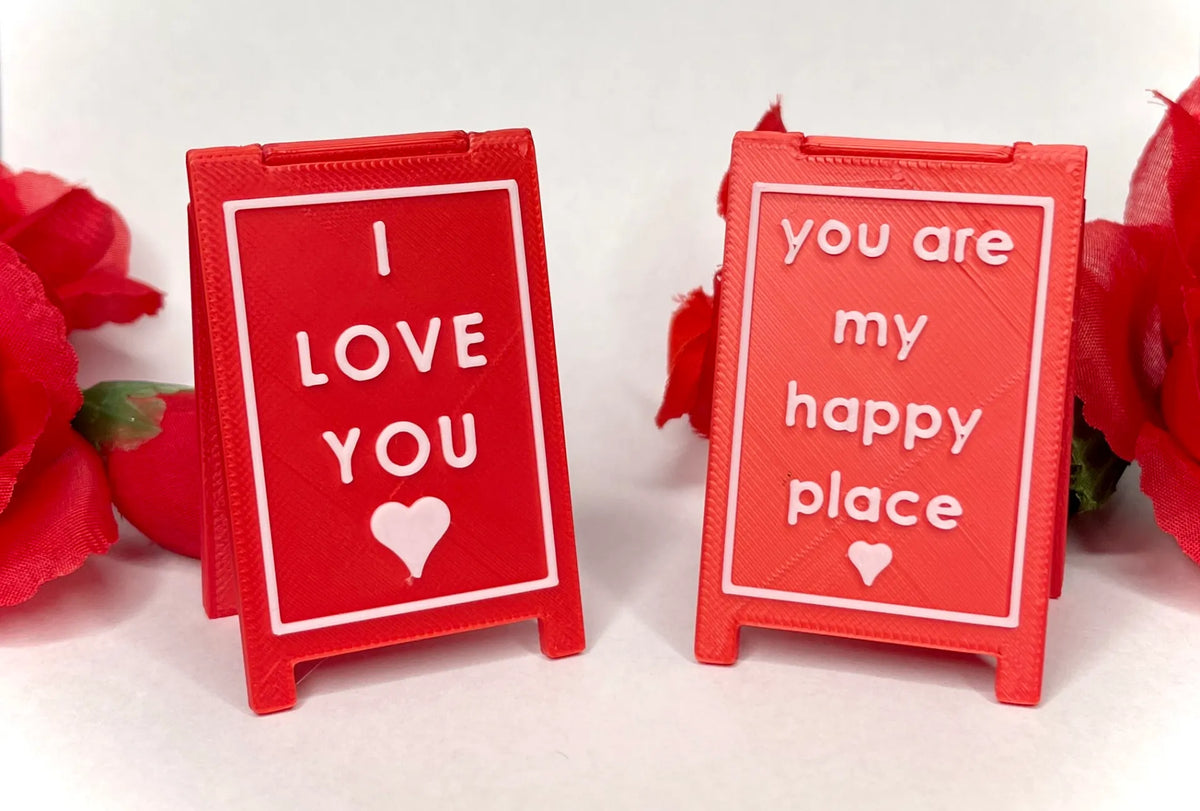 Miniature panneau message Je t'aime, Saint-Valentin - Fêtes Print