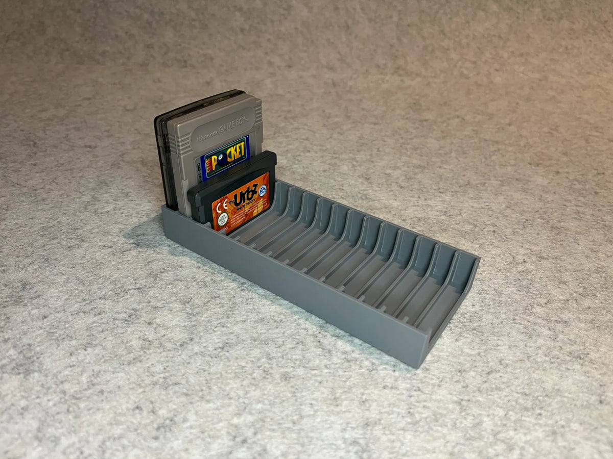 Ce support est conçu pour 15 cartouches Gameboy - Tech Print