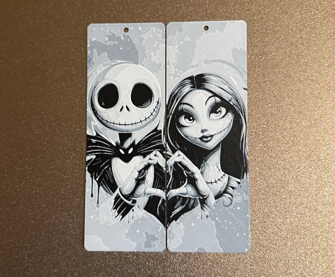 Marque-pages Jack et Sally Valentine à lui/elle - Music Print