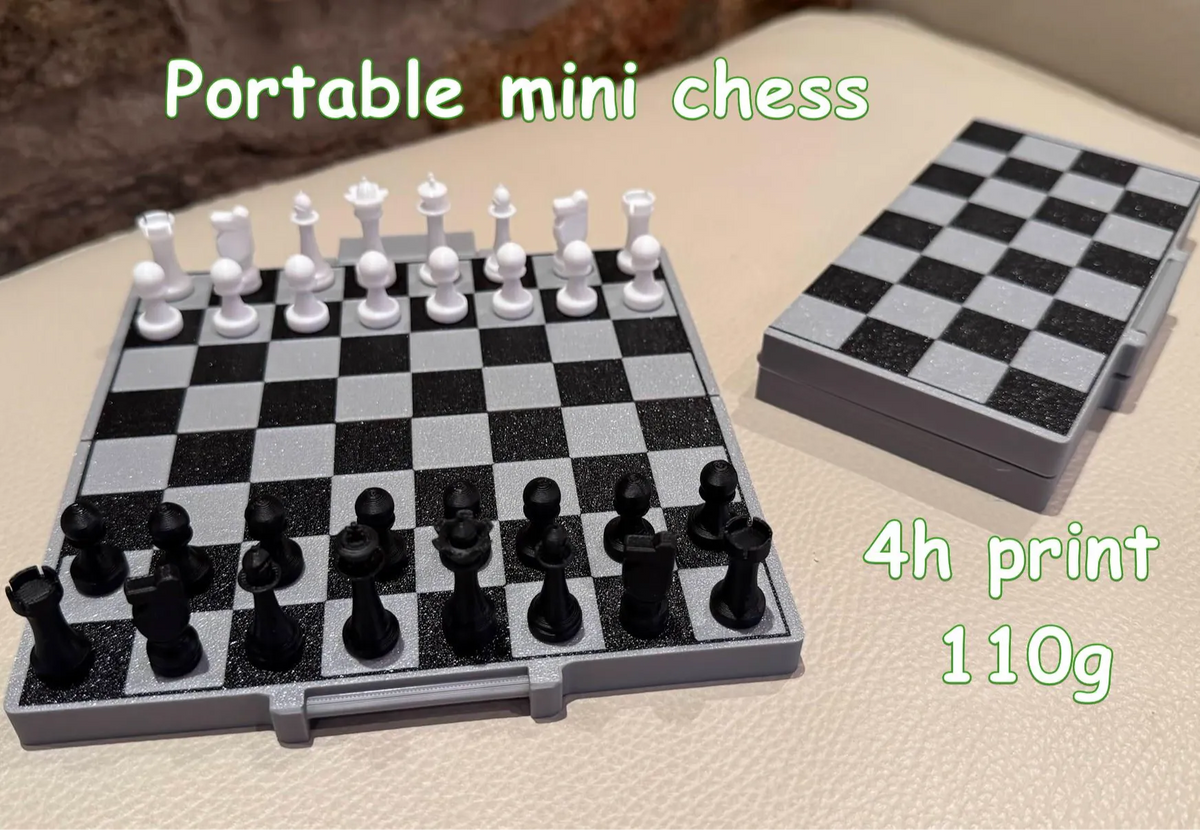 Échiquier miniature portatif - Jeux Print