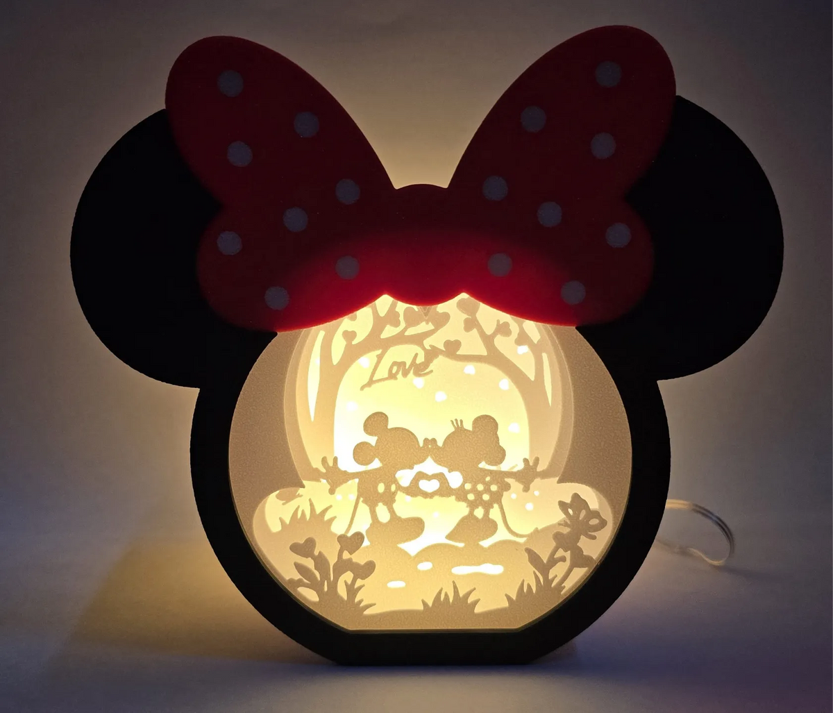 Lampe boîte à lumière Minnie Mouse - Bureau Print