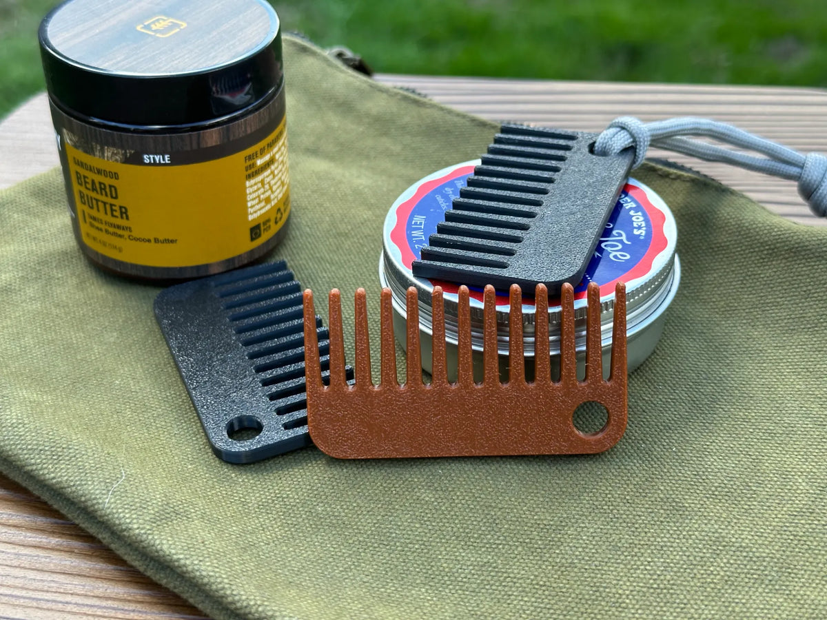 Peigne à barbe compact - Beauté Print