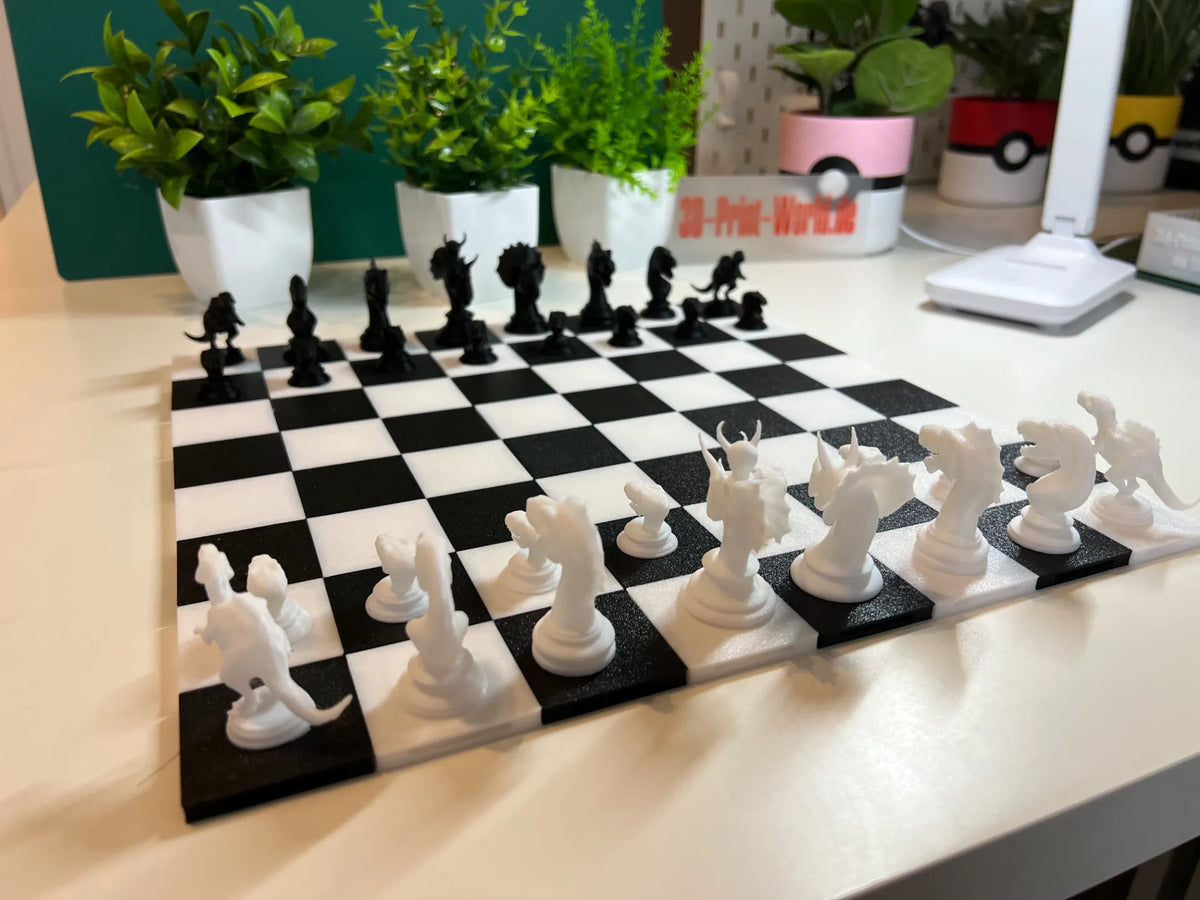 Échecs Dinosaures - Une touche préhistorique au jeu - Jeux Print