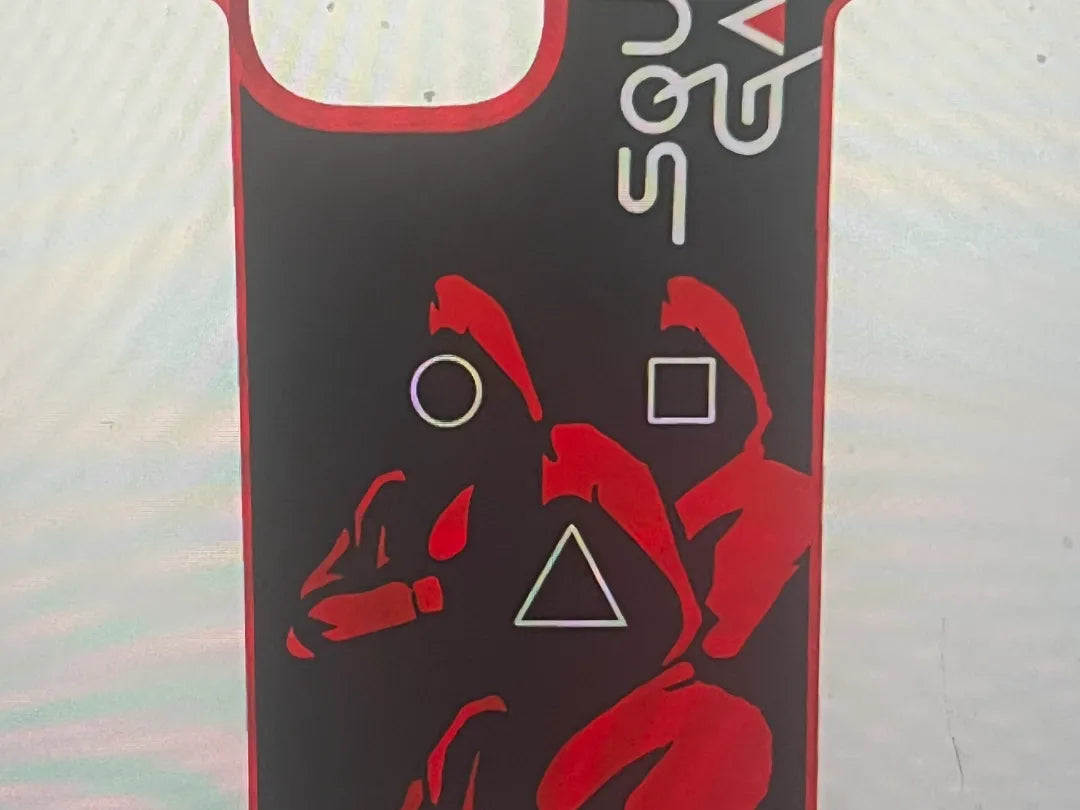 Coque de téléphone iPhone 13/14/15 Pro/Max sur le thème du jeu de la Seiche - Geek Print