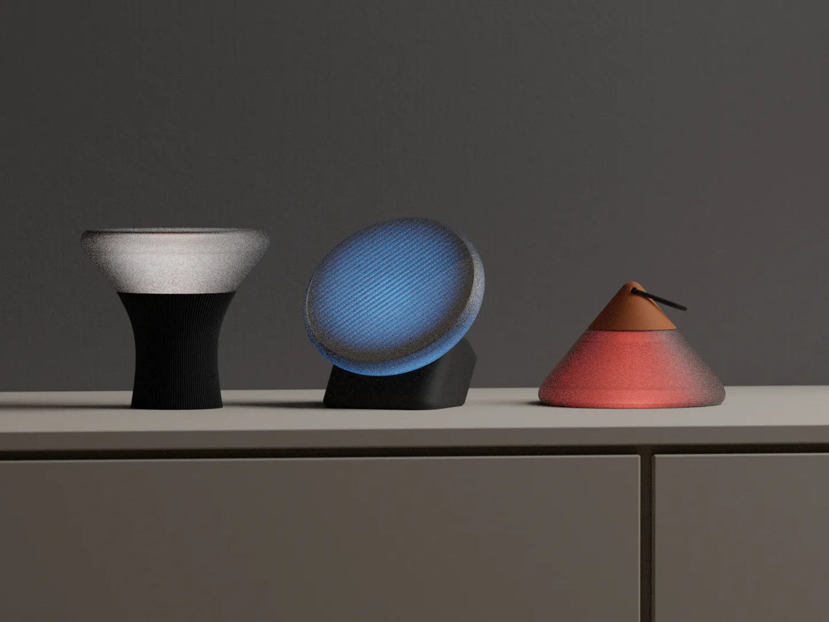 Système de lampe sans fil RGB modulaire. Lampe de bureau - Lumière Print