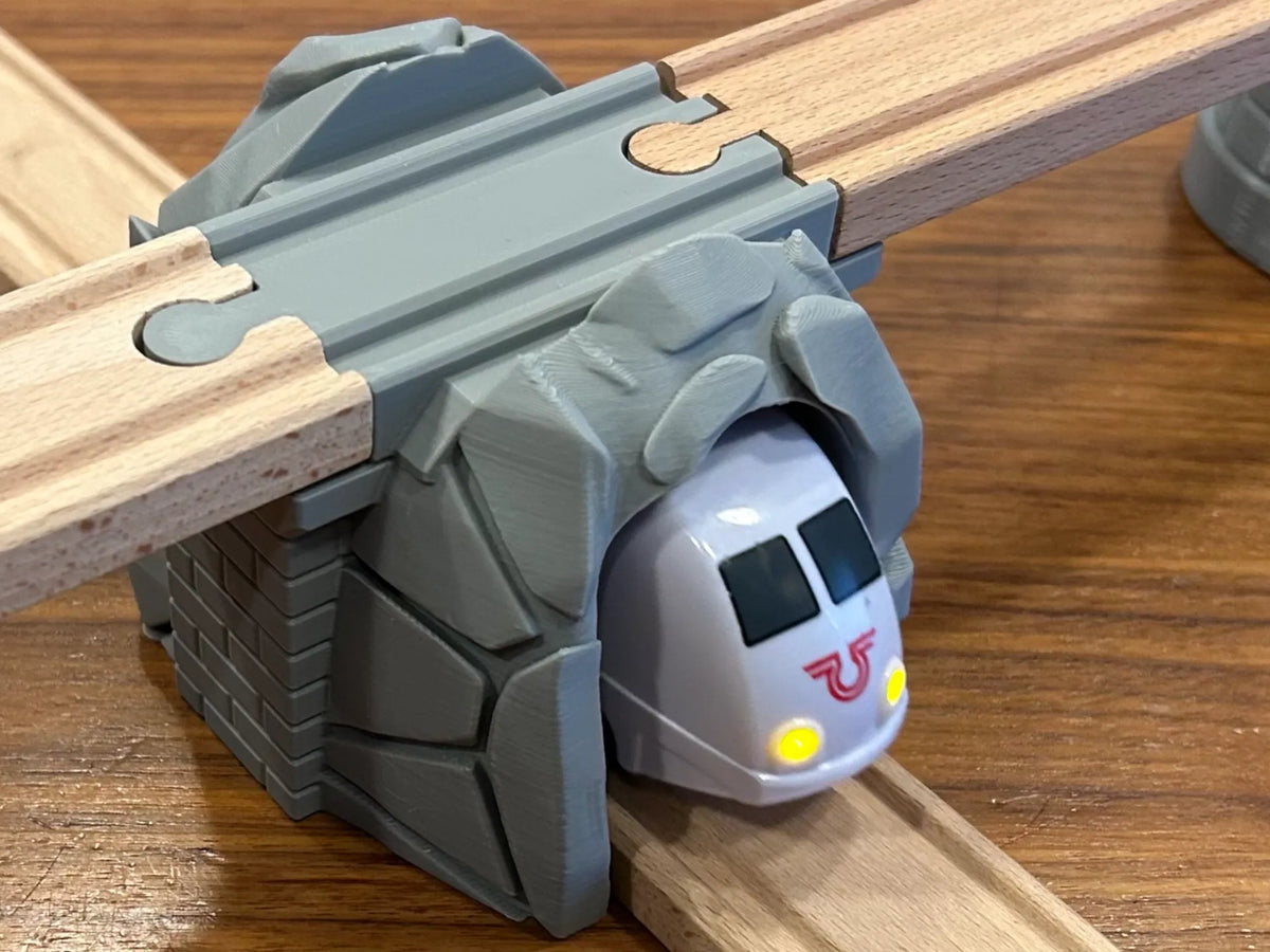Tunnel ferroviaire avec viaduc pour Brio/ikea/lilabo - Maquette Print