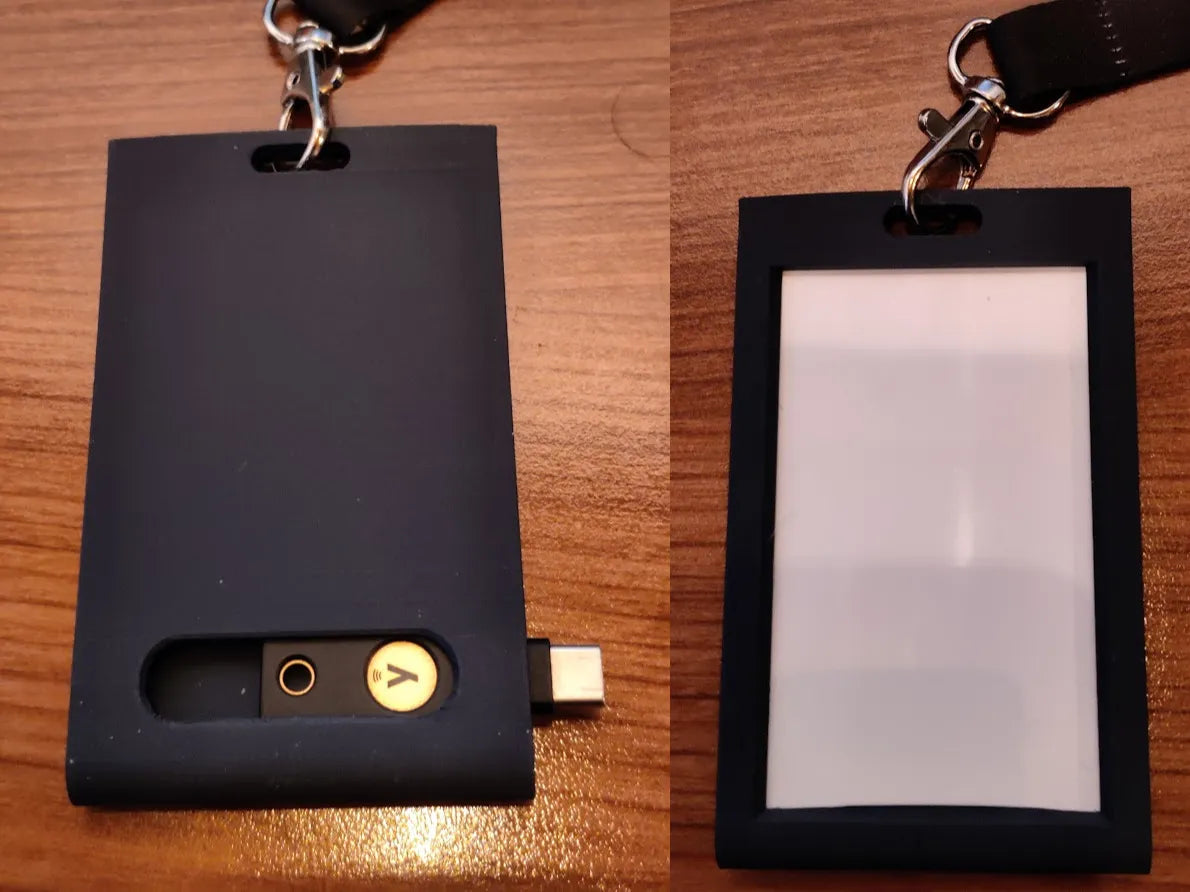 Porte-clés Yubikey et Badge - Geek Print