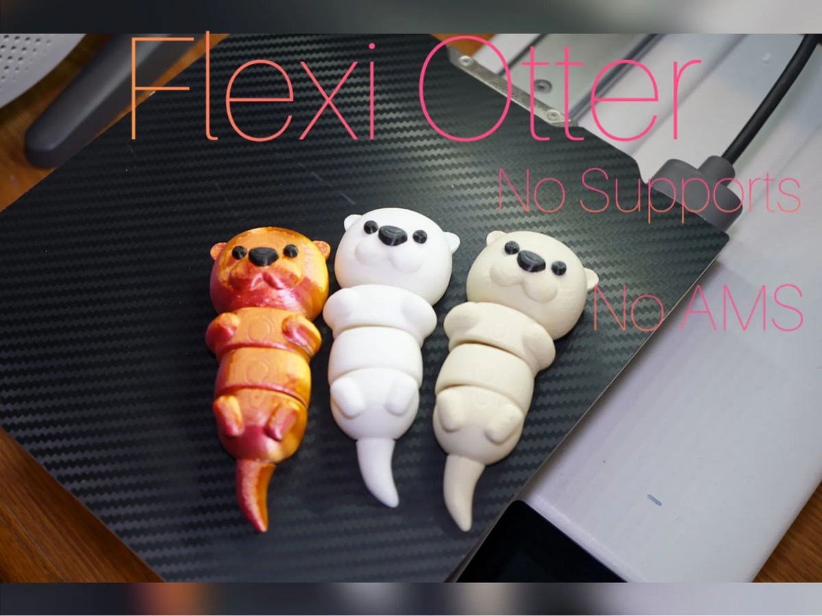 Loutre flexible (Sans supports) - Figurine Print