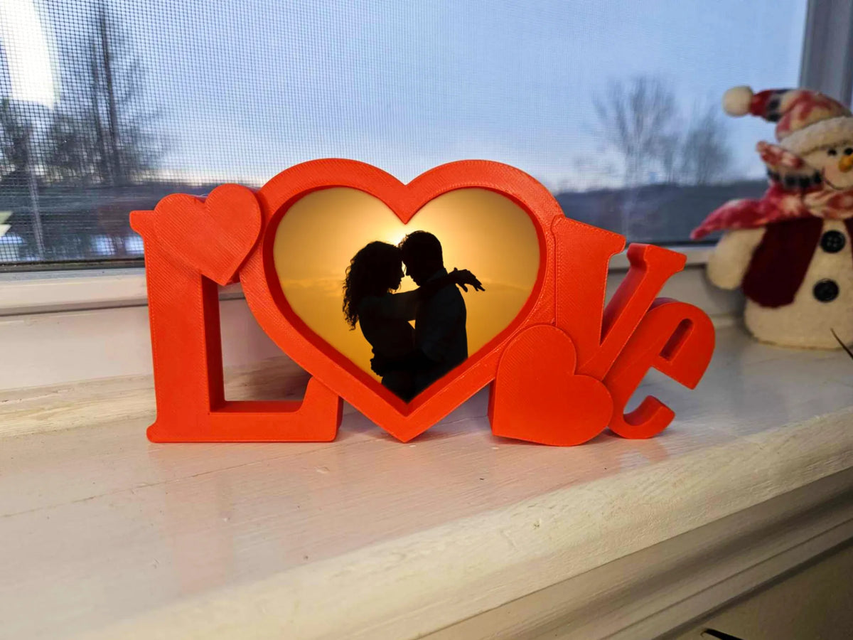 Cadre photo amour - Art Print