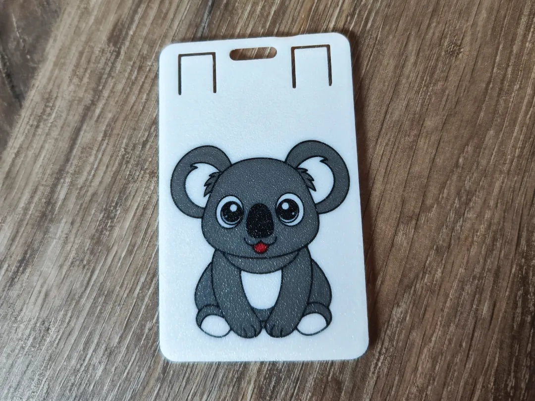 Porte-carte d'identité imprimé Koala - NFC Print