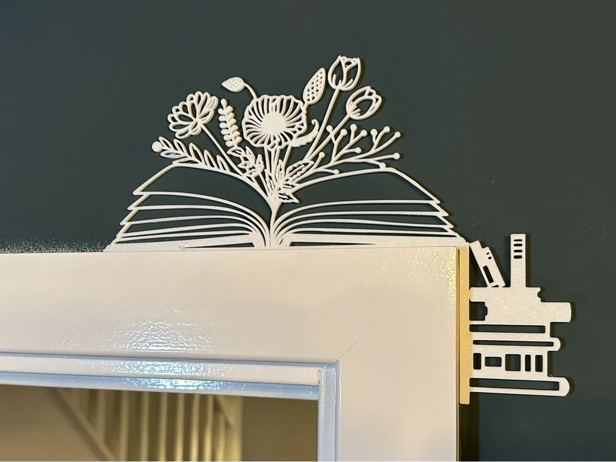 Fleurs de bibliophile - Coin de porte - Music Print