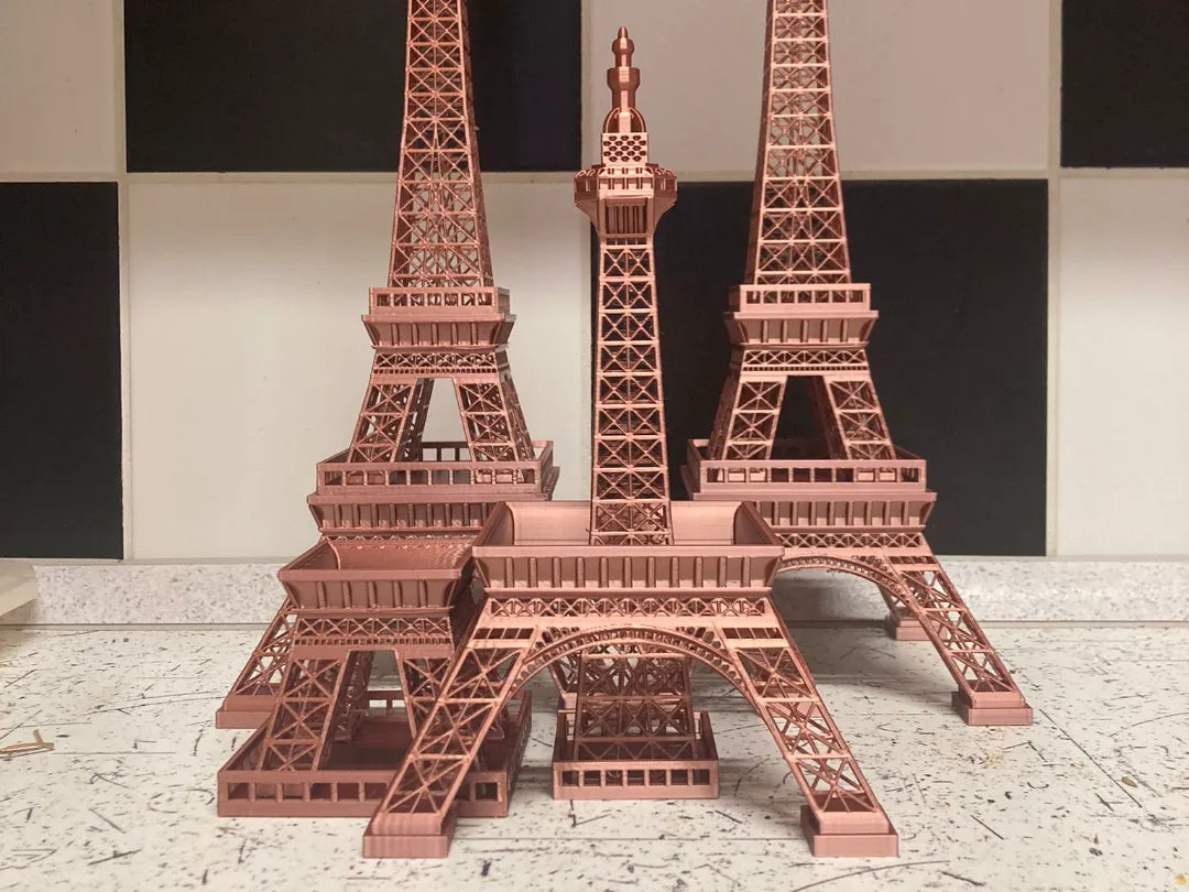 Tour Eiffel en plusieurs parties - Voyage Print