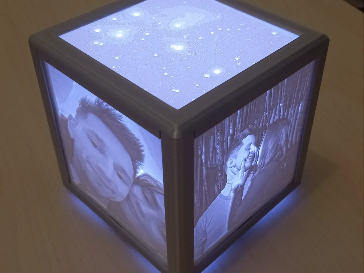 Lampe lithophane avec vos propres photos - Maison Print