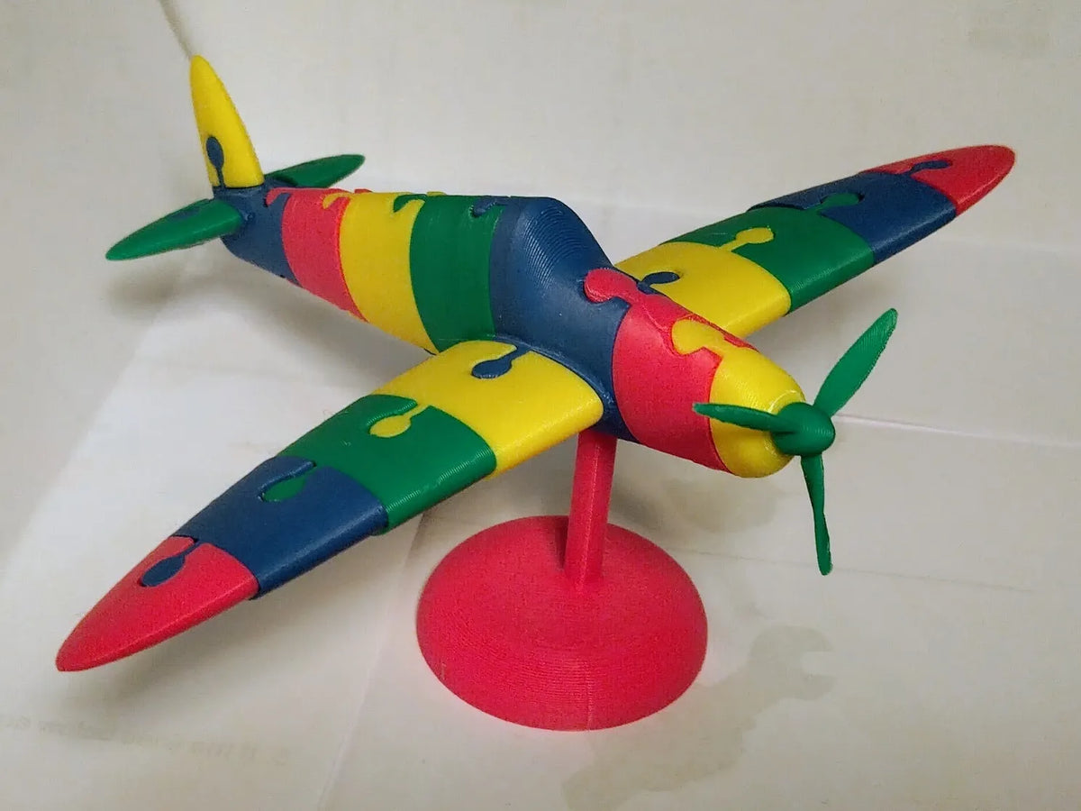 Avion Puzzle 3D - Maquette Print