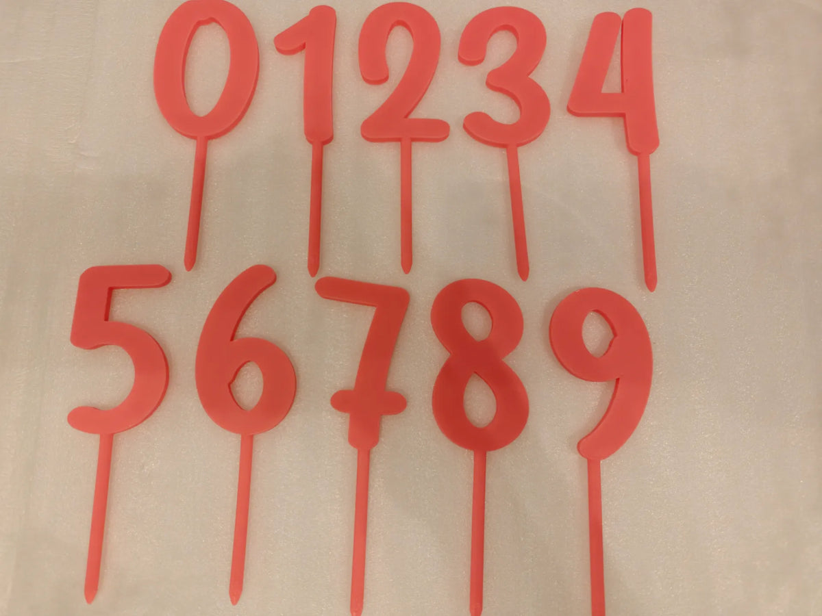 Numéros de décoration de gâteau - Fêtes Print