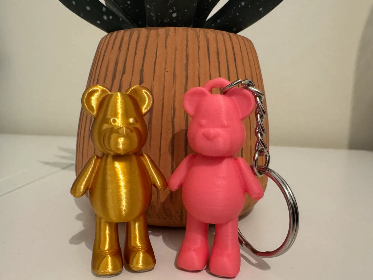 Adorable mini porte-clés ou figurine ours en briques - Figurine Print