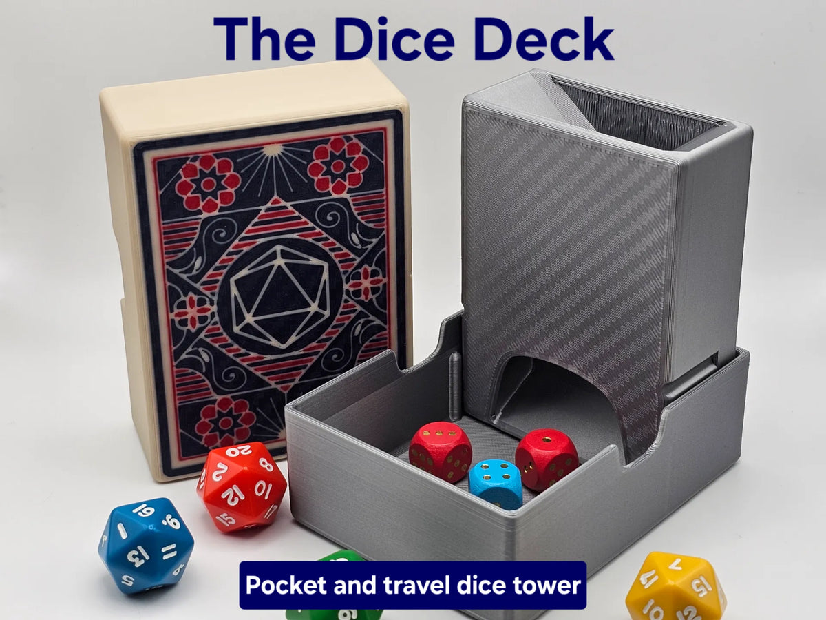 Le Deck à dés - tour à dés de poche et de voyage - Jeux Print