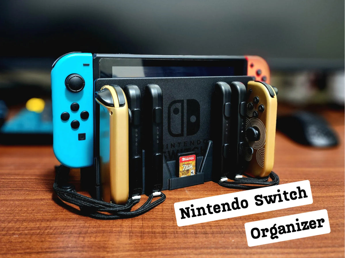 Organiseur d'accessoires pour station d'accueil Nintendo Switch - Tech Print