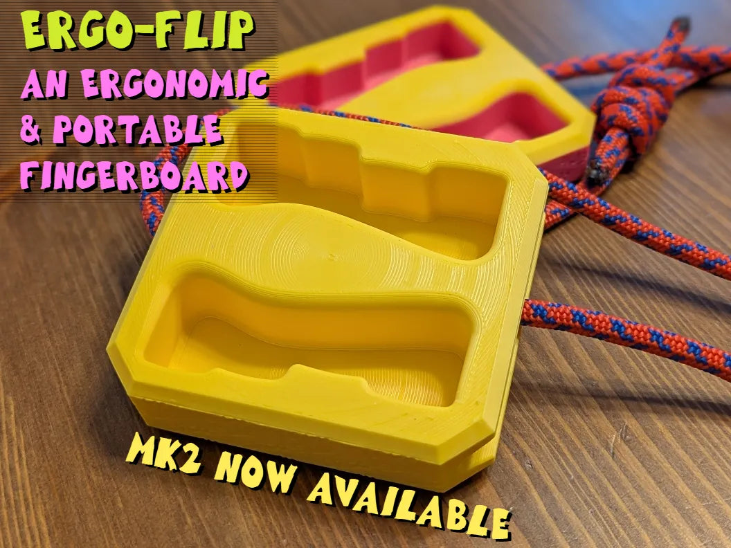 Ergo-Flip : une planche d'entraînement portative et ergonomique pour doigts - Outdoor Print