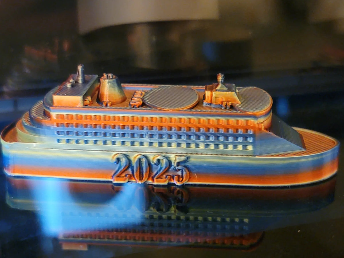 Navire de croisière, 2025, 2026, Blanc - Maquette Print