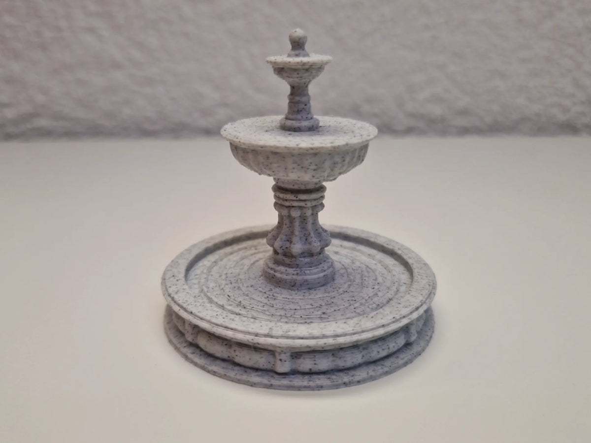 Modèle de fontaine miniature pour diorama de table - Maquette Print