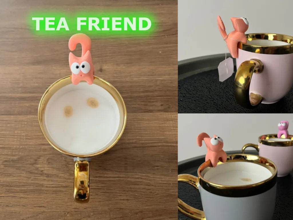 Porte-thé en forme de chat - Cuisine Print