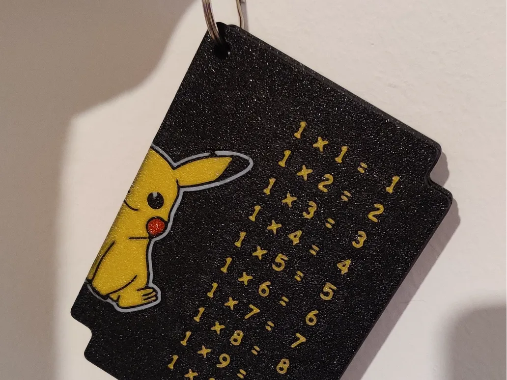 Cartes de Multiplication – Pikachu (Thème Pokémon) - Science Print