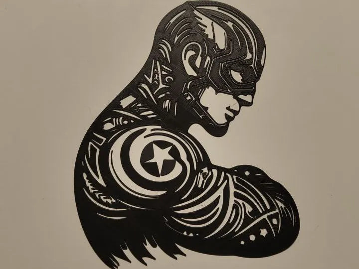 Art mural Captain America - Geek Print